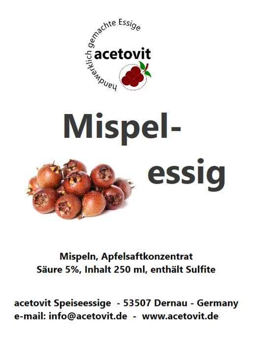 Etikett Mispelessig