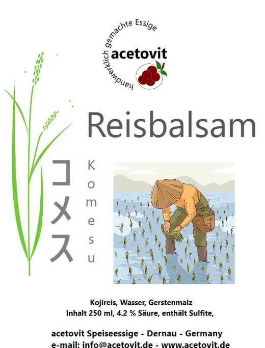 Etikett Reisbalsam